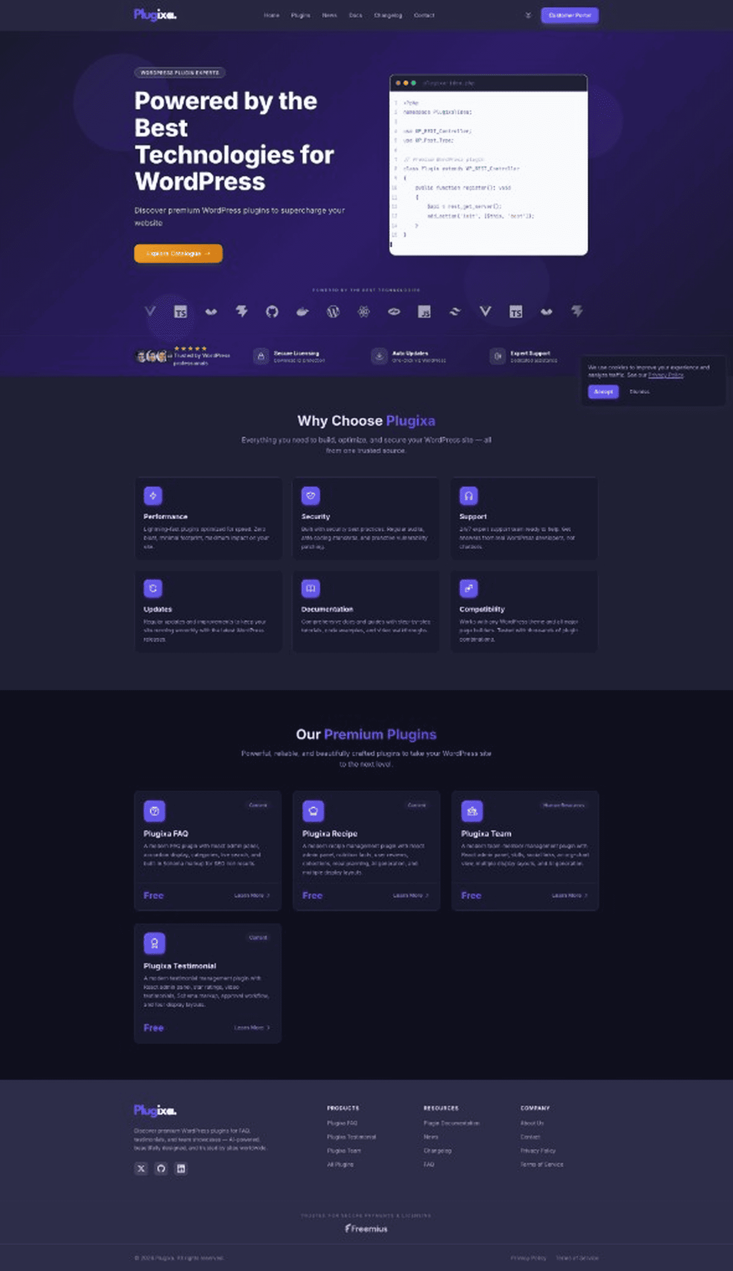 Plugixa - Plugins WordPress Premium